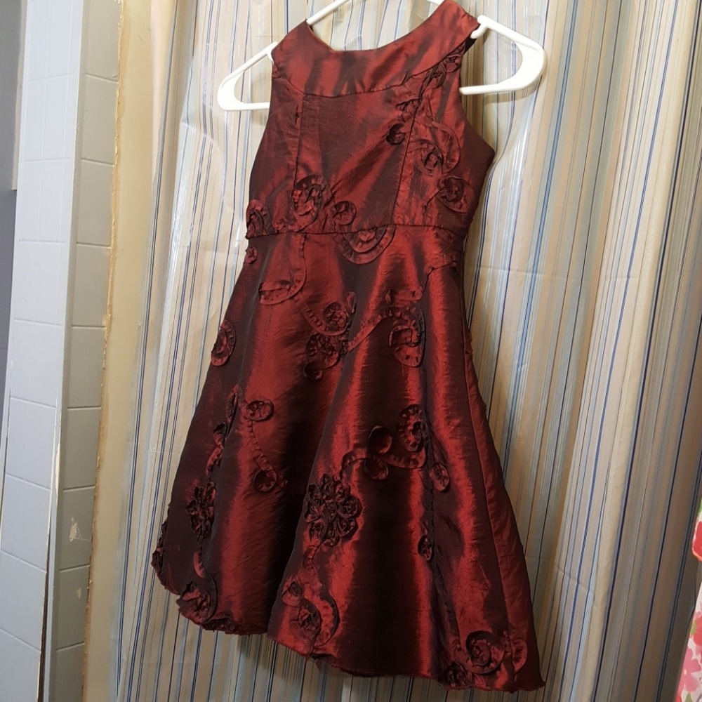 Burgundy Dress